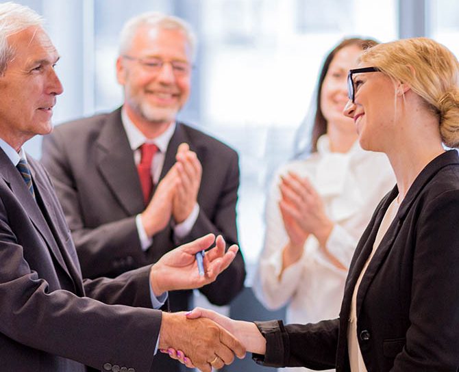 Local HR consultants London conducting a meeting in an office